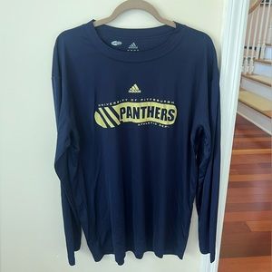 University of Pittsburgh Pitt Panthers Men’s Adidas Clima Cool Long Sleeve Tee